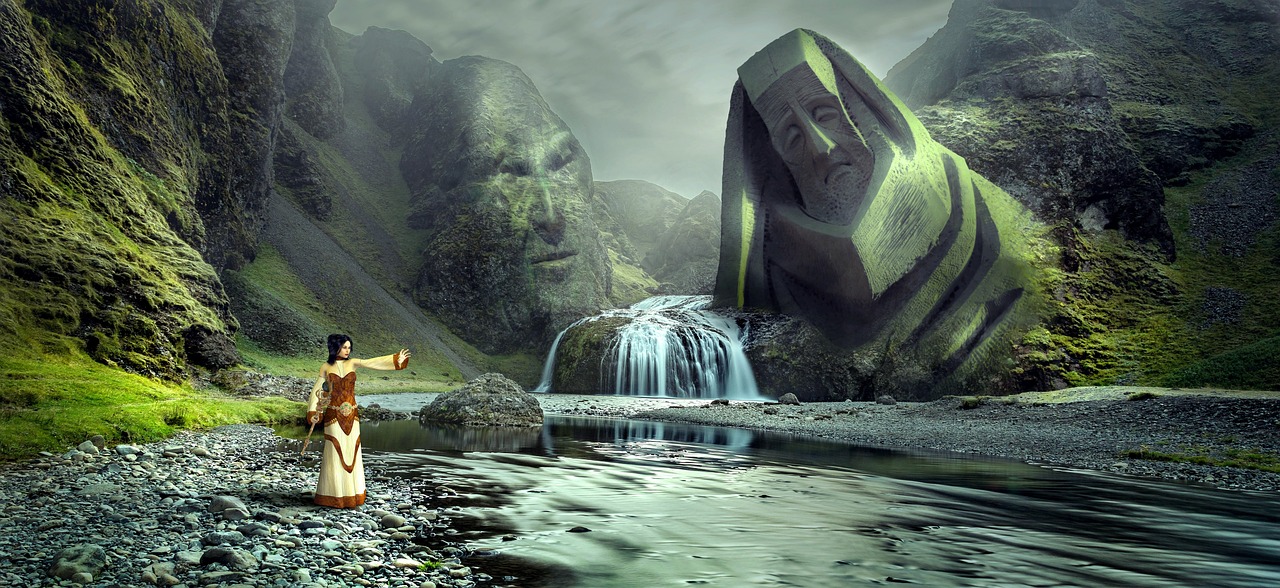 色彩的魔法交融，试管中的奇幻世界